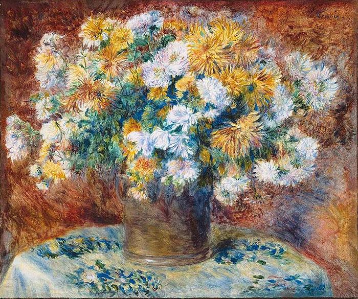 Chrysanthemums, Pierre-Auguste Renoir